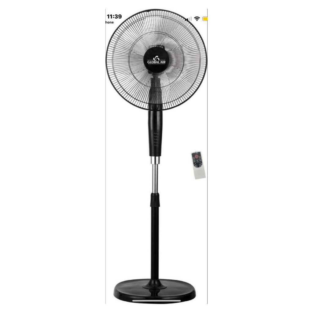 Ventilateur sur pied Global Air GE-866RC avec télécommande (Noir)