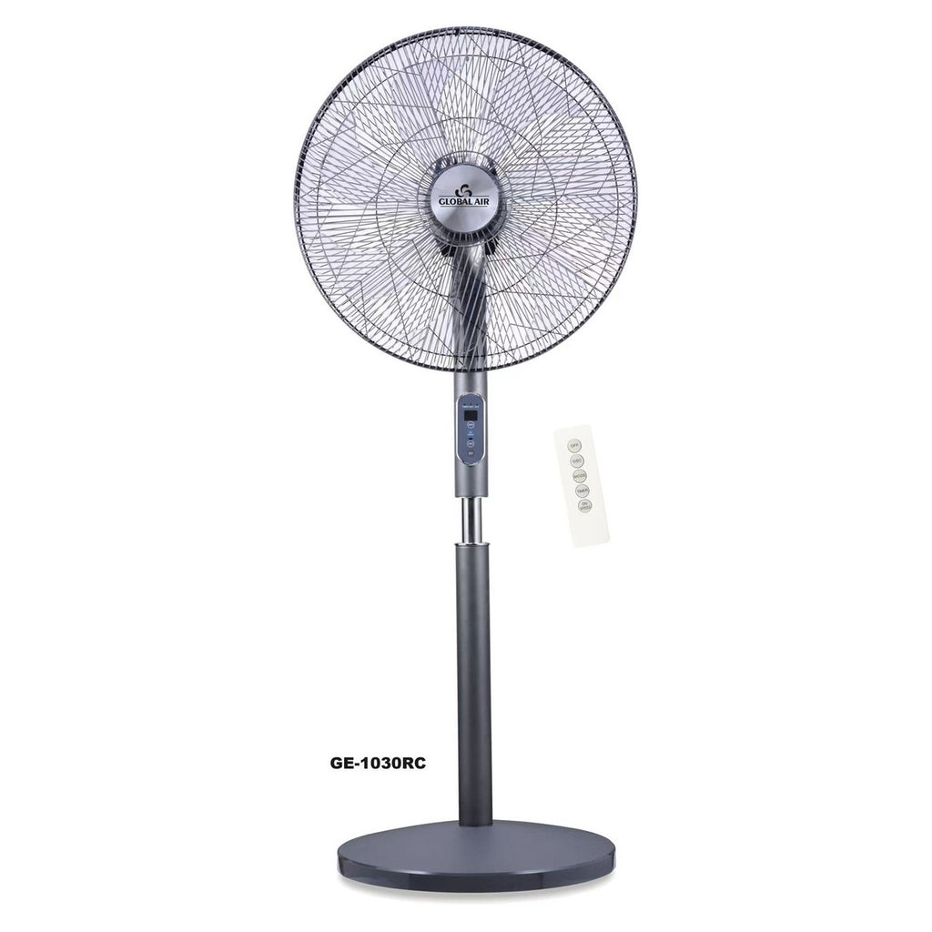 Ventilateur sur pied Global Air GE-1030RC à écran digital et télécommande