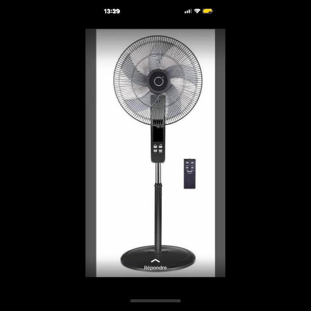 Ventilateur sur pied Global Air GE-1030RC à écran digital et télécommande