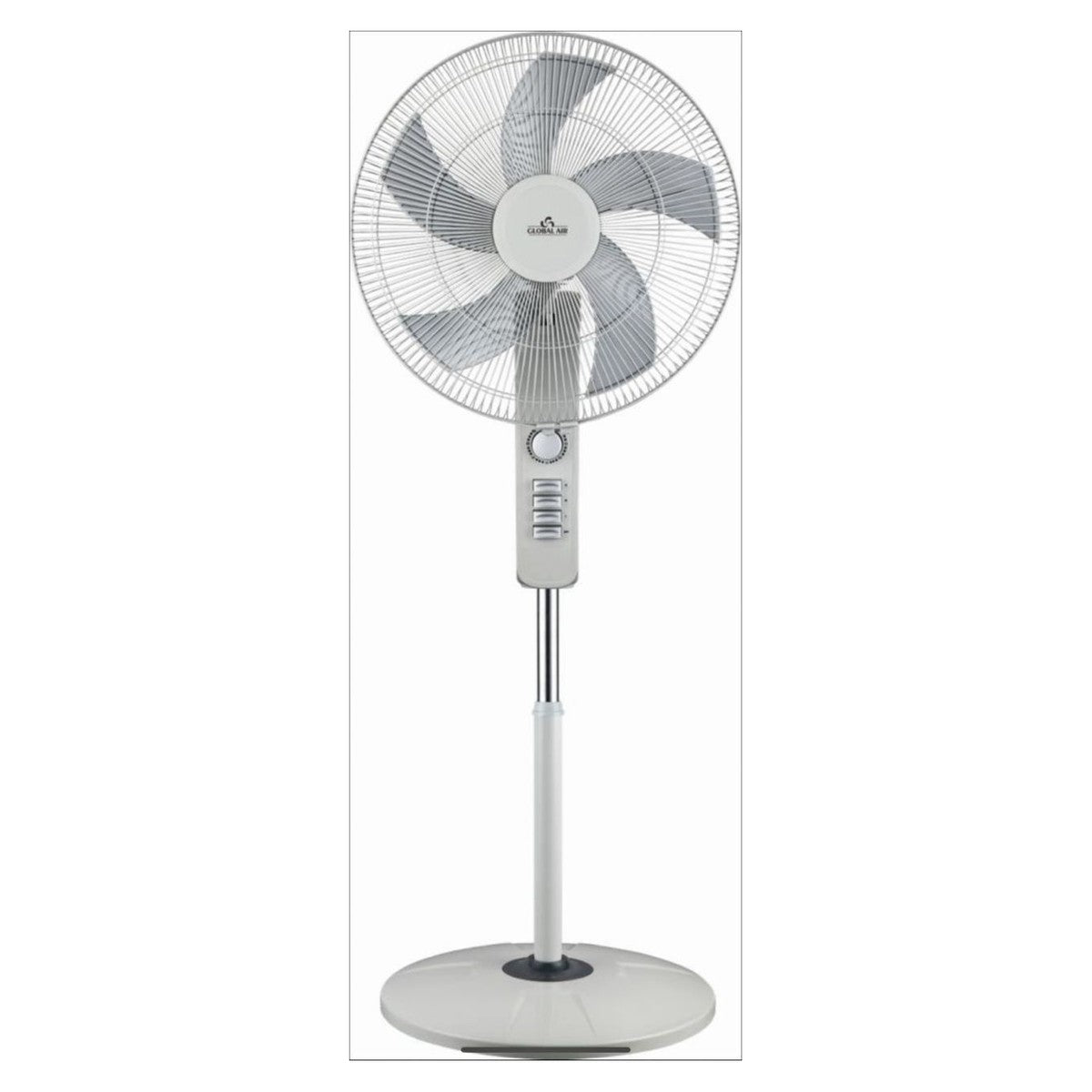 Ventilateur sur pied Global Air (Blanc)