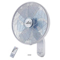 Ventilateur mural Global Air GE-855RC avec télécommande (Blanc)