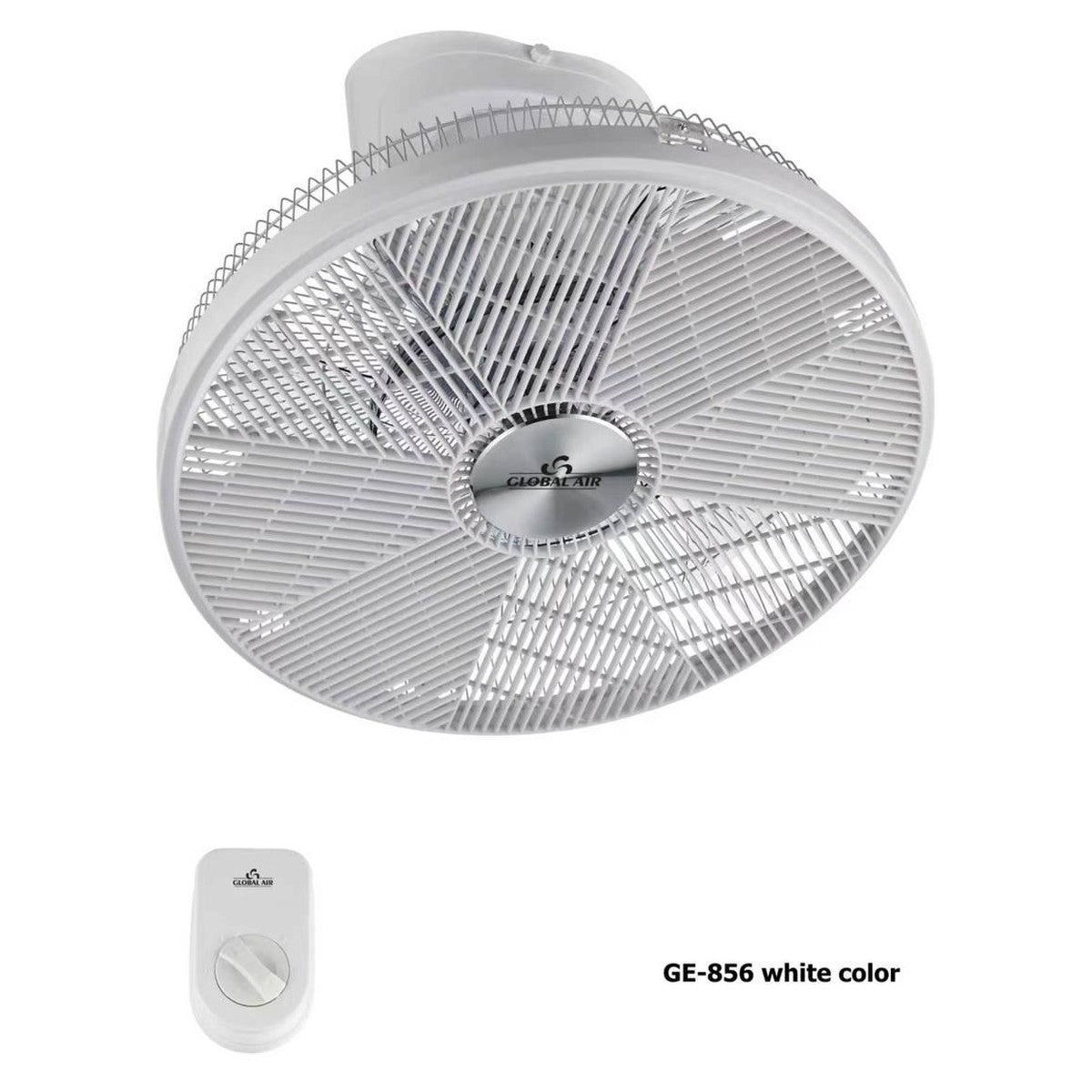 Ventilateur de plafond orbital Global Air GE-856 (Blanc)