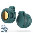 Ventilateur personnel à porter sans pales, rechargeable (Blanc, Vert, Rose)